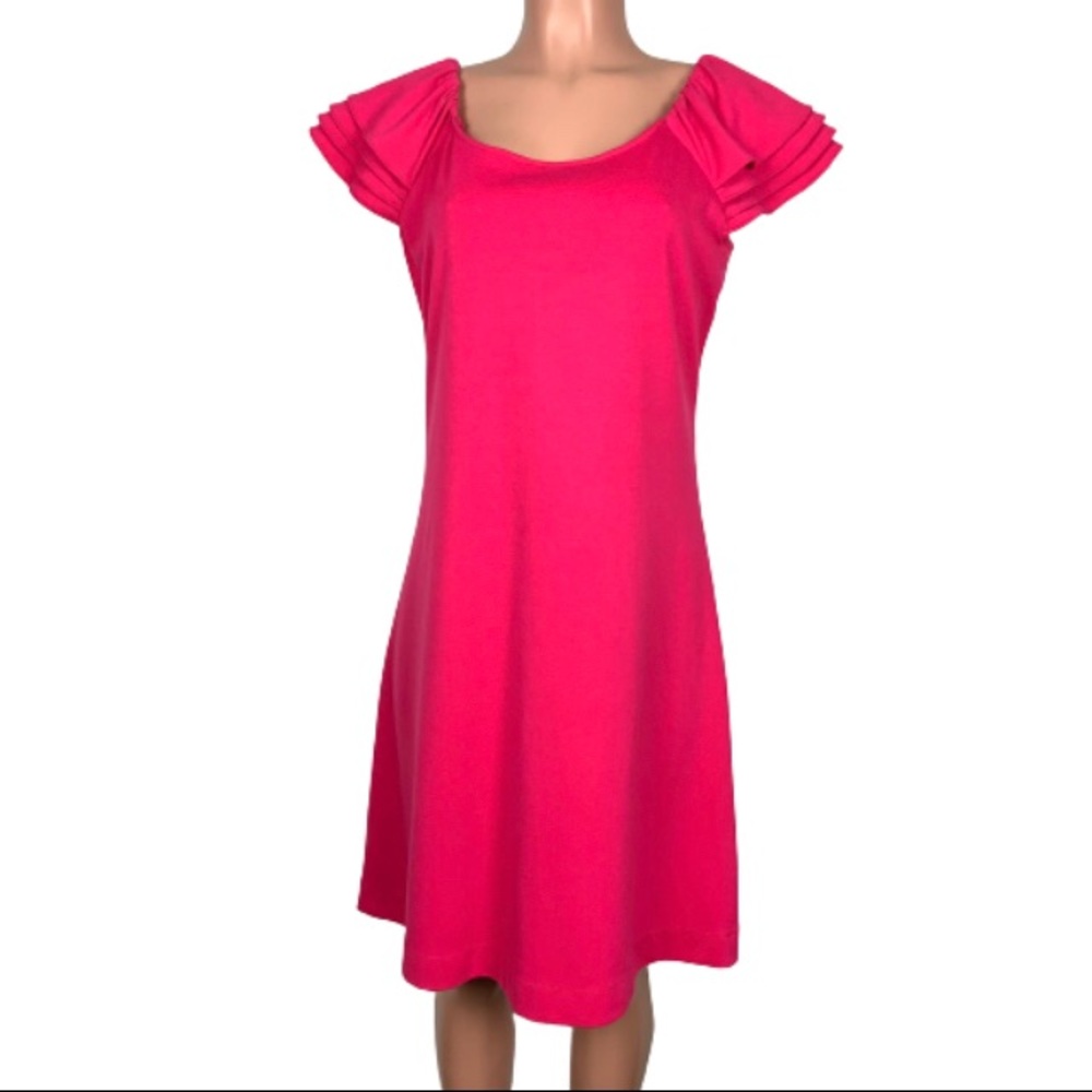 Calvin Klein Fuchsia Cap Sleeve dress women’s L